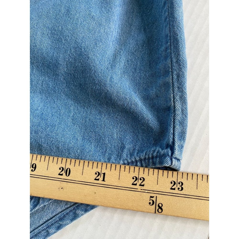 Paradise Point Vtg. Blue Denim "Coca-Cola" Shirt with Pointed Collar Size XL Y2K - Picture 12 of 13